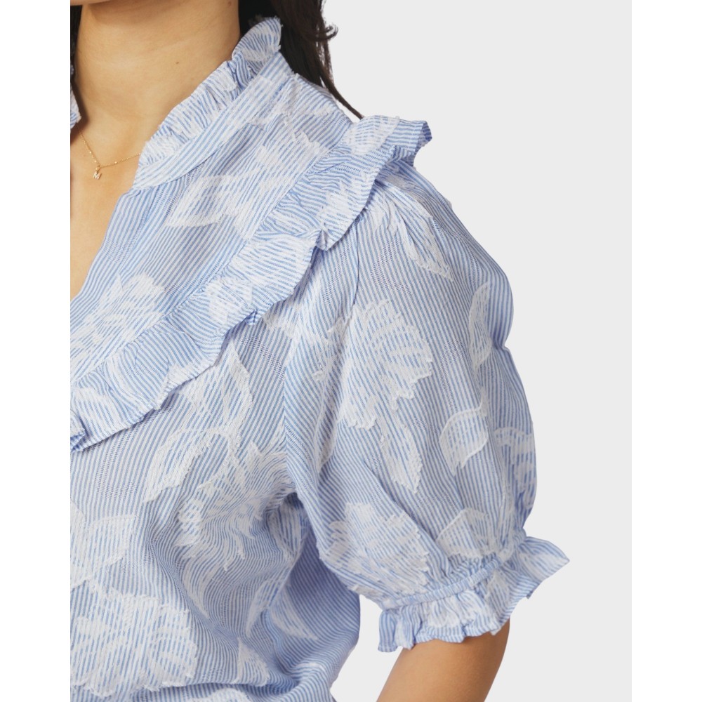 ManetJacquardBlouseLightBlue-02