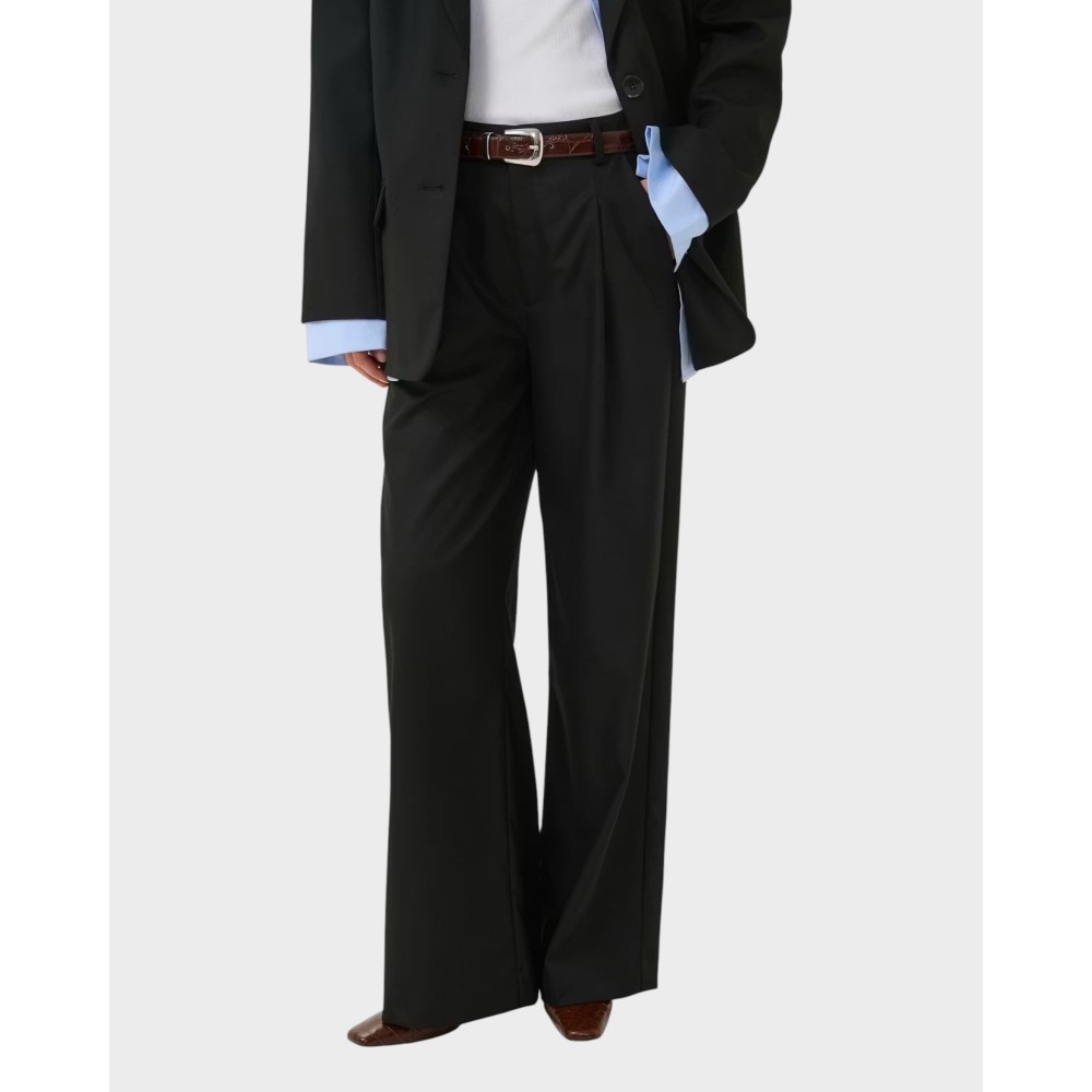 Paula MW straight pants - Black
