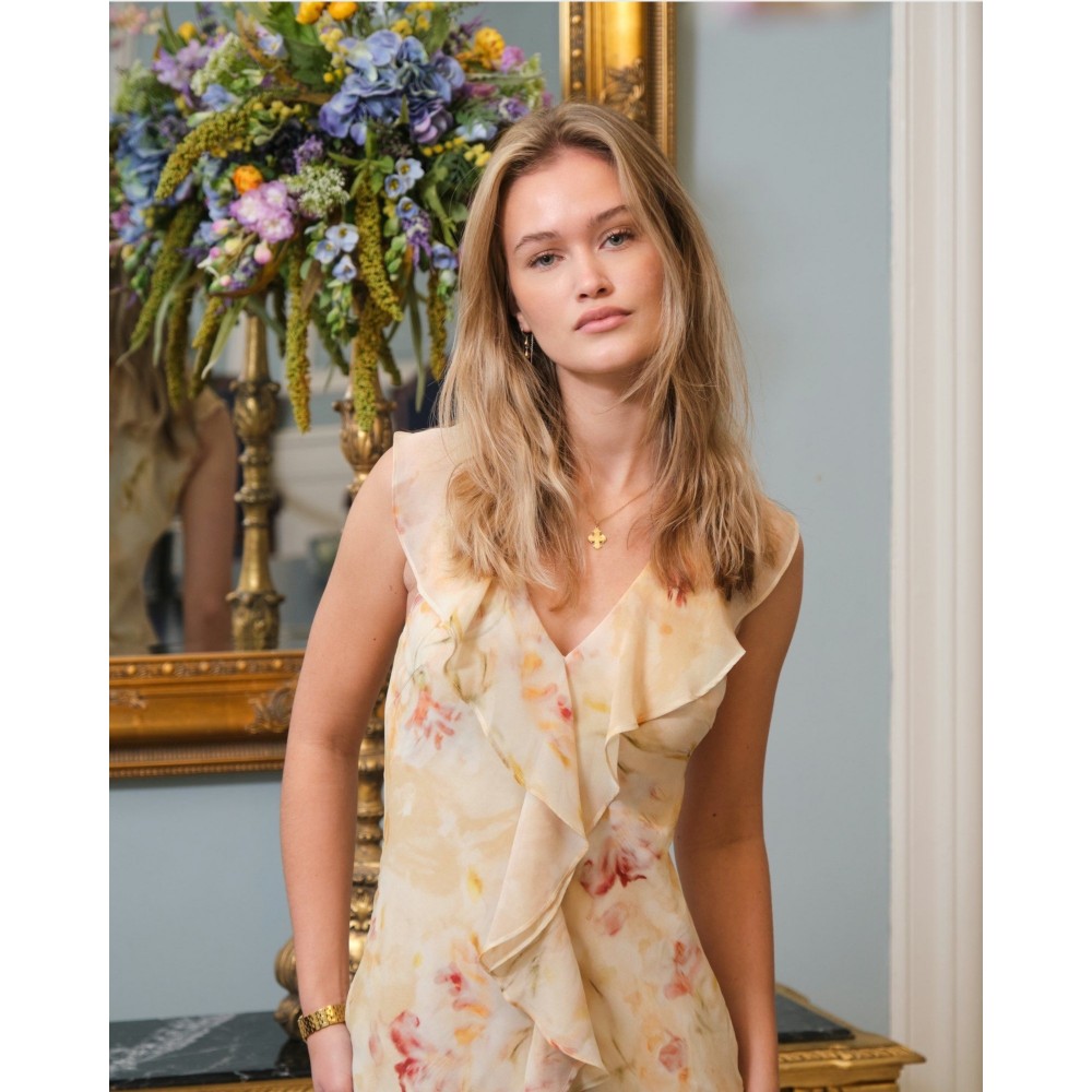ZellaChiffonPrintDressDustyYellow-01