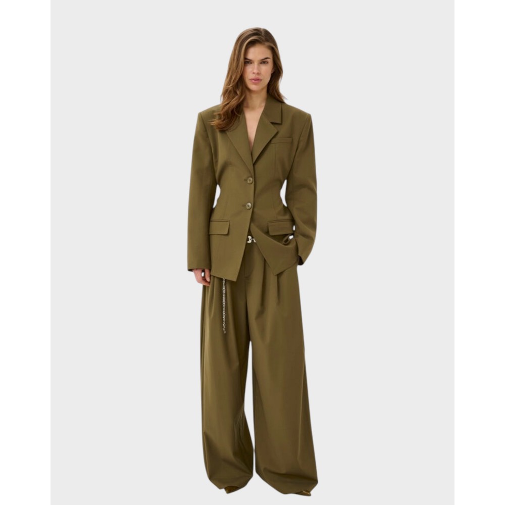 Olivia Blazer - Military Olive