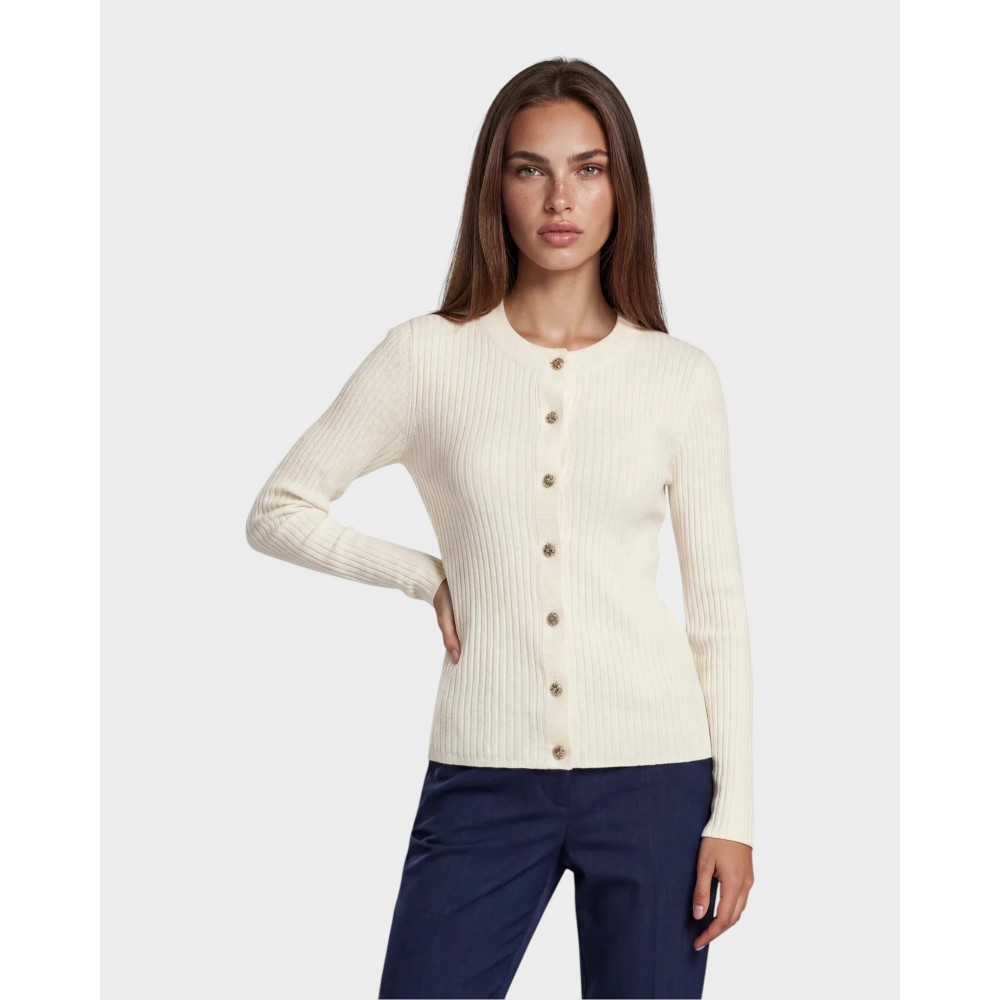 Lope Knit Cardigan - White