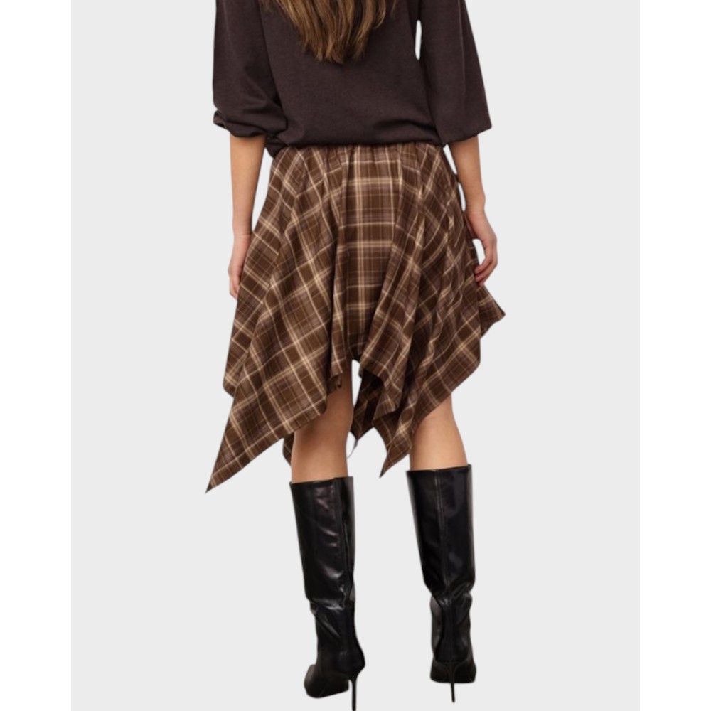 DagnyCheckTieSkirtBrown-01