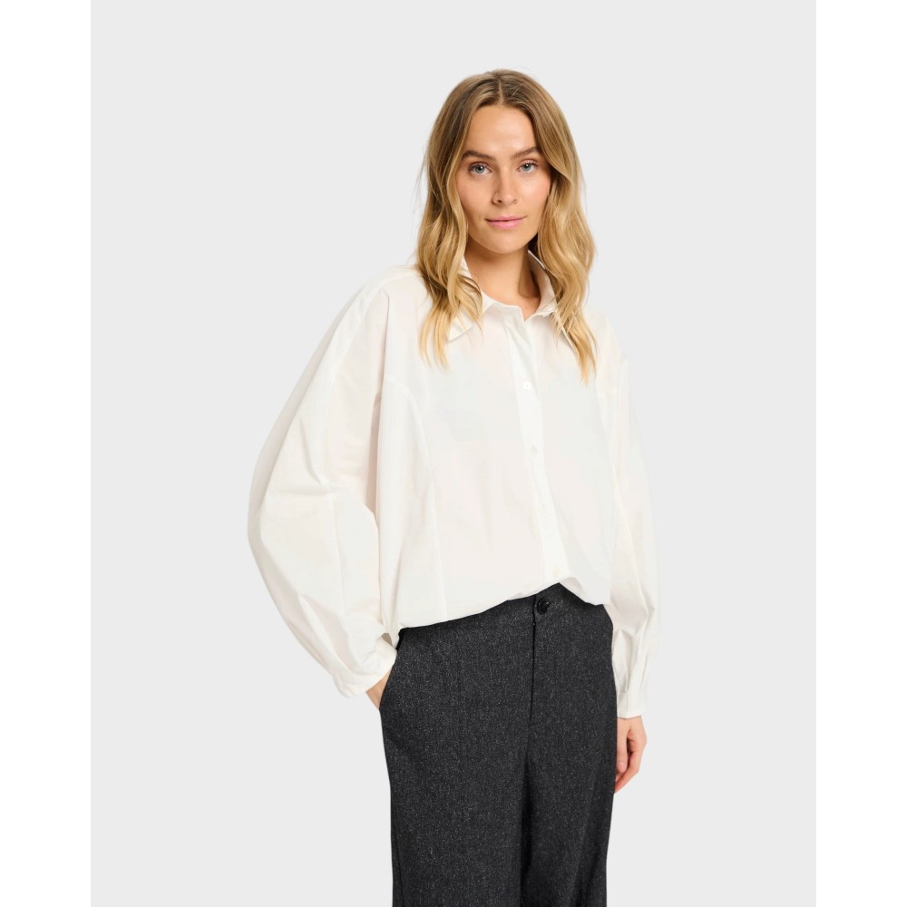 Balloon L/S Shirt - White