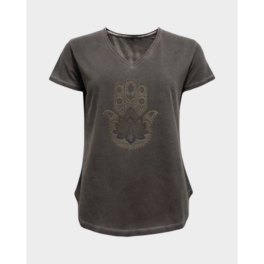 Hamsa Tee - Black