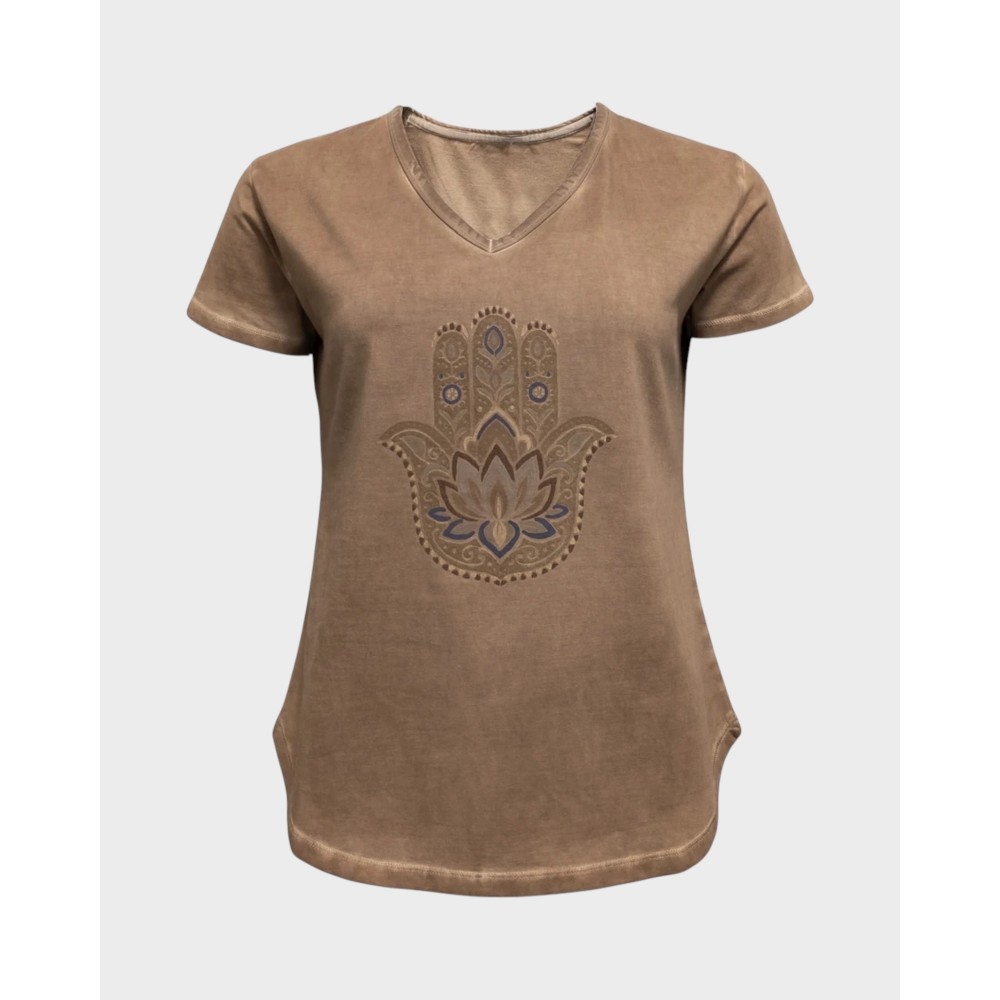 Hamsa Tee - Choco