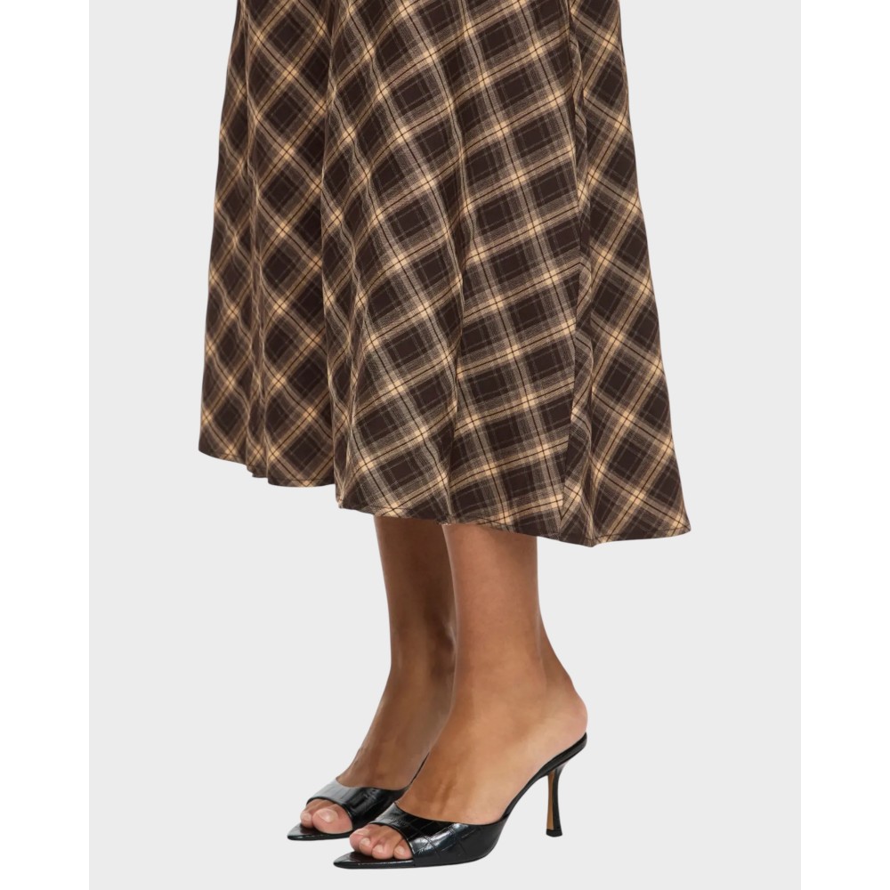 VileneCheckAnkleSkirtCoffeeBean-01