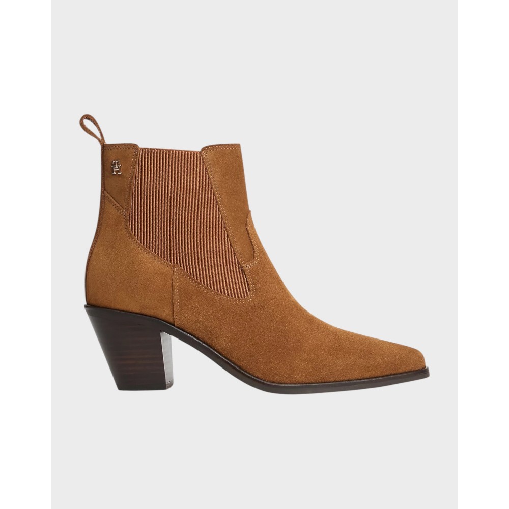 Suede Western Chelsea Boot - Ginger Clay