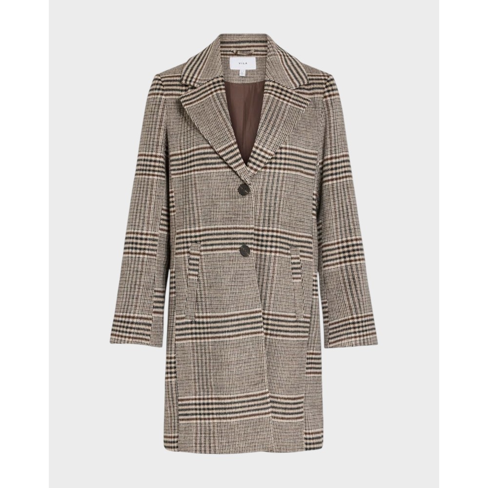Vileova button coat - Coffe bean