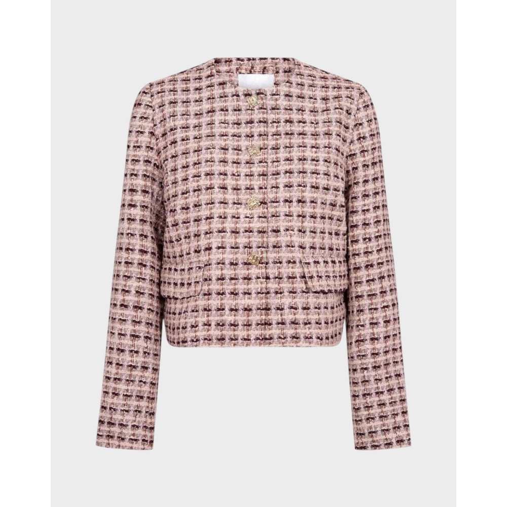 Tika boucle jacket - Dusty rose