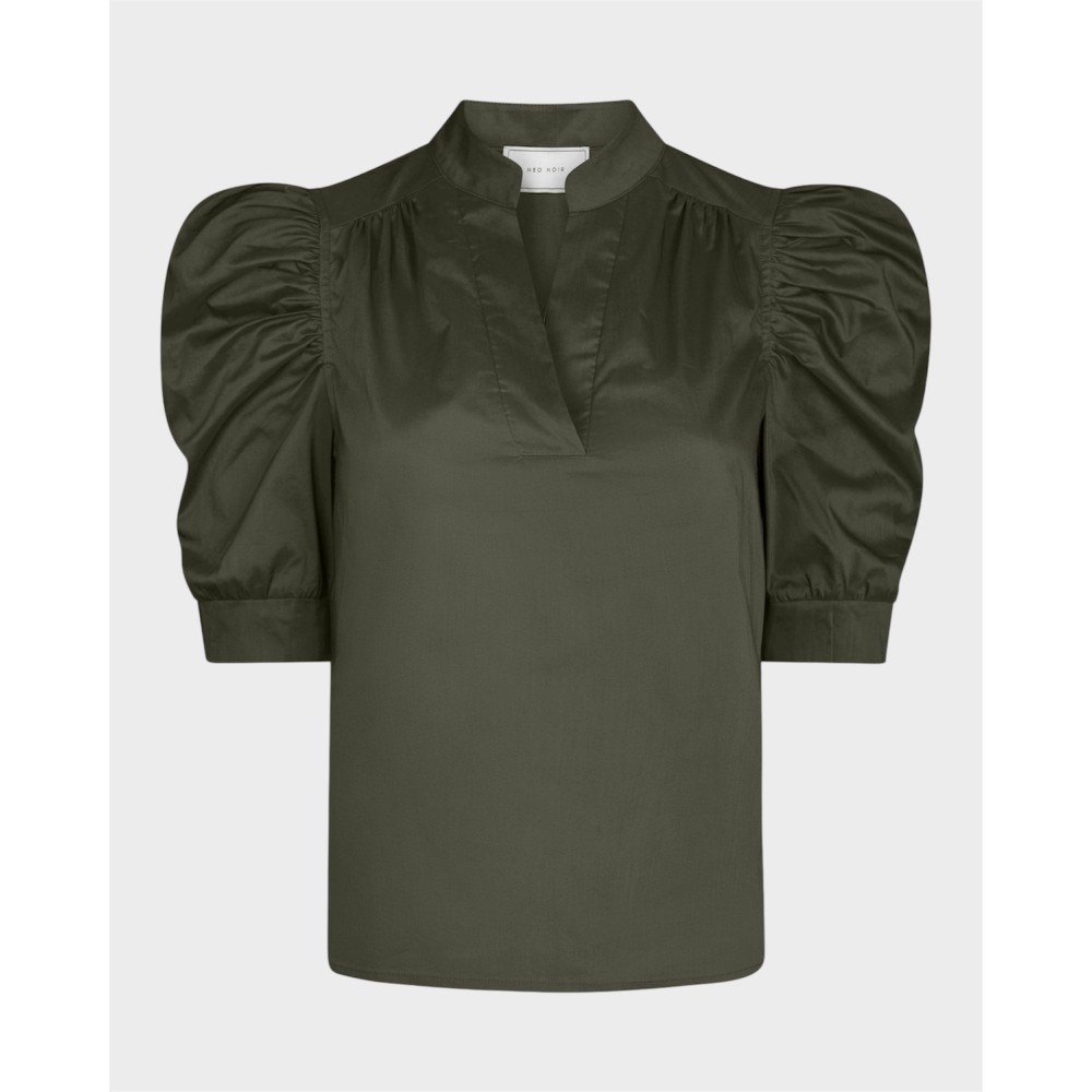 RoellaHeavySateenBlouseDeepGreen-01