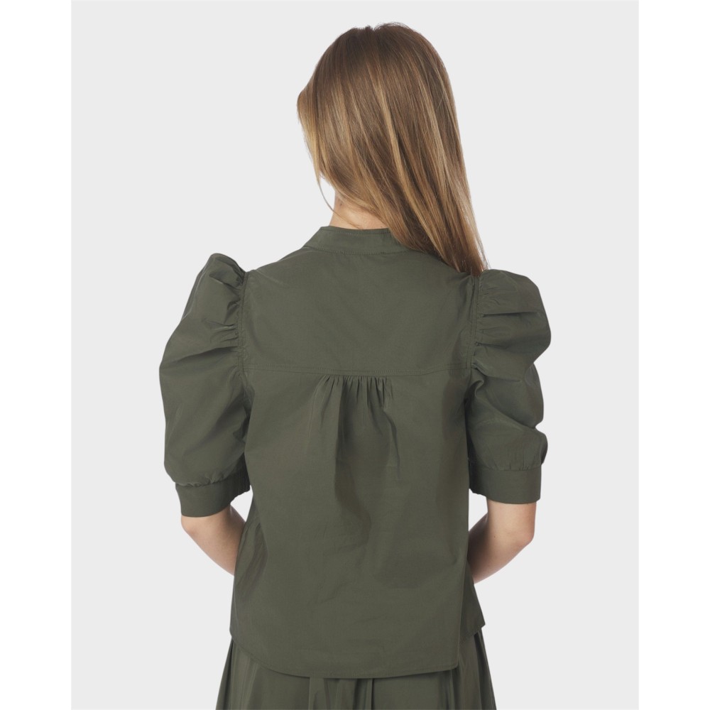 RoellaHeavySateenBlouseDeepGreen-01