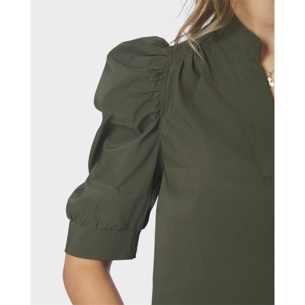 RoellaHeavySateenBlouseDeepGreen-01