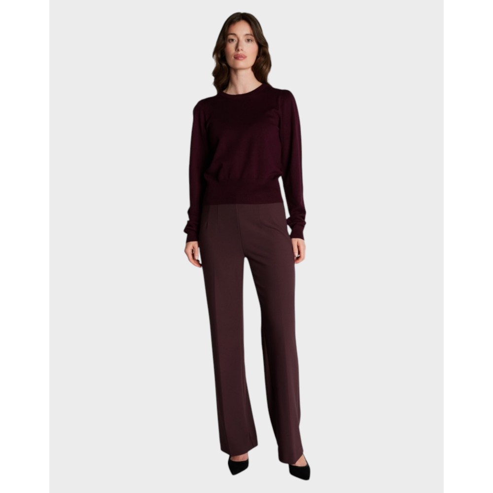 Comfy Olana Wide Pants - Merlot