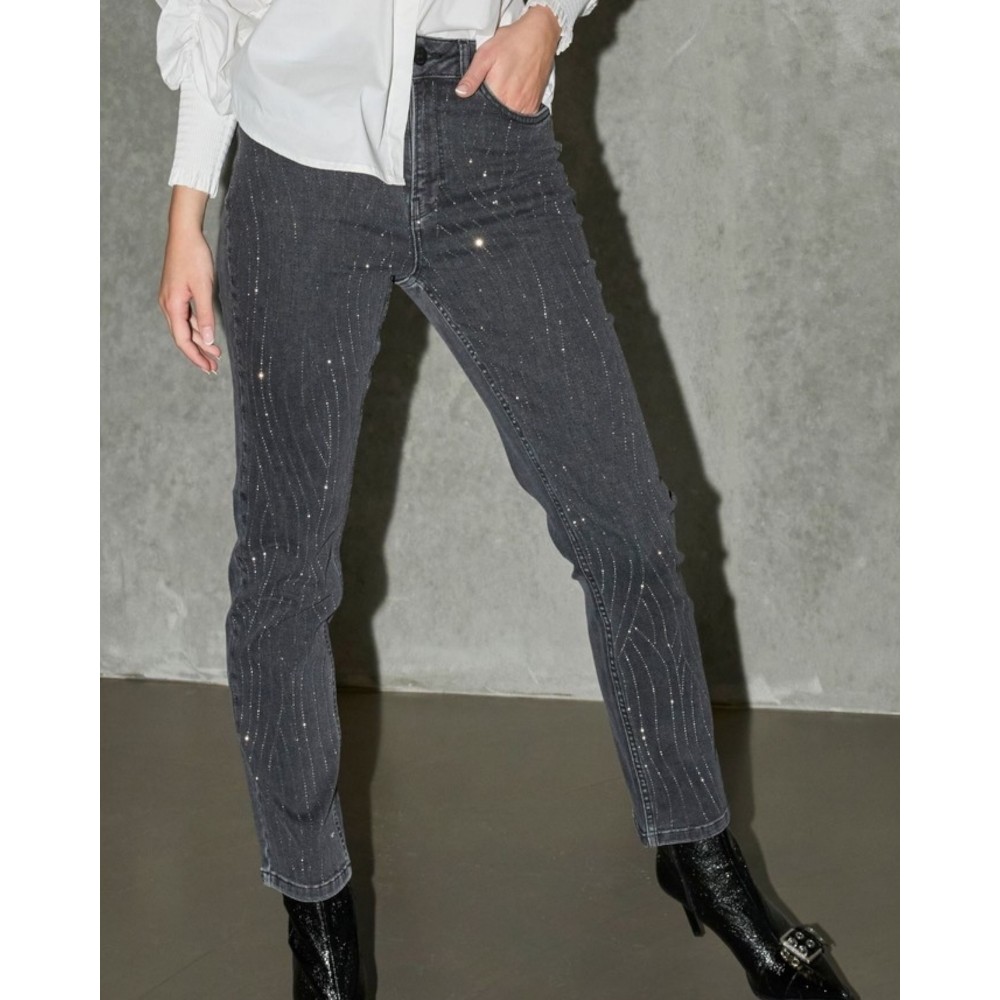 Genua Deco Jeans - Grey