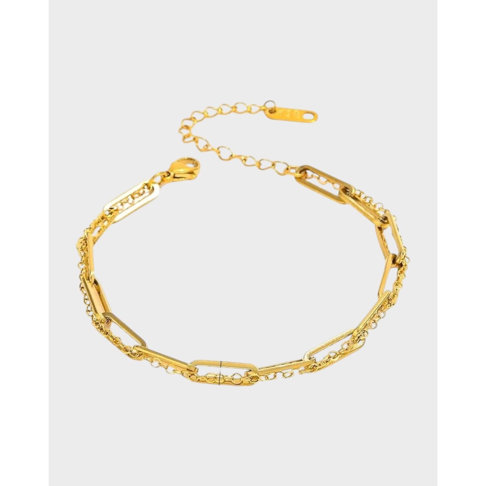  Lysa 2-layer Bracelet - 18K Gold Plated