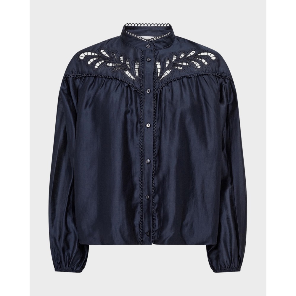MelinBalloonLaceShirtNavy-01