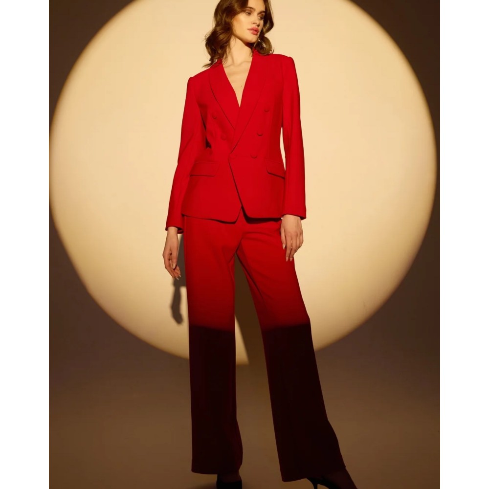 Comfy Eloise Blazer - Deep Red