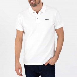 Outwashed polo pique - white Outwashedpolopiquewhite-20