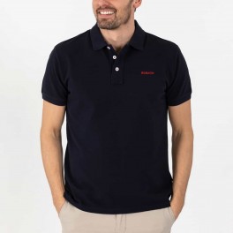 Outwashed polo pique - navy Outwashedpolopiquenavy-20