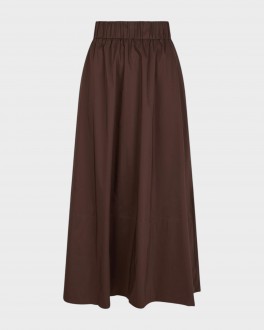 YarapoplinskirtDarkbrown-20