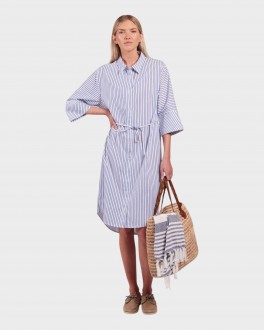 FeliciaCottonPoplinDressBlueWhite-20