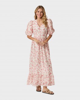 RilanaPrettyFlowerDressRed-20