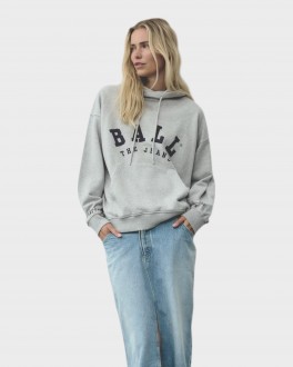 Bamaldini hoodie - Medium grey melange BamaldinihoodieMediumgreymelange-20