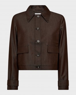Terry Denim Jacket - Dark Brown TerryDenimJacketDarkBrown-20