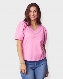 TinniVNeckTShirtHotPink-20