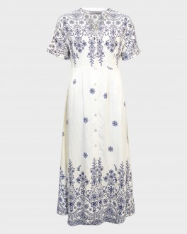 WishiShortDressSeaBlueFlower-20