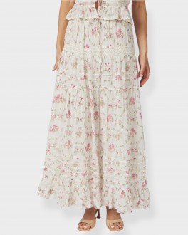 FippoSpringFlowerSkirtOffWhite-20