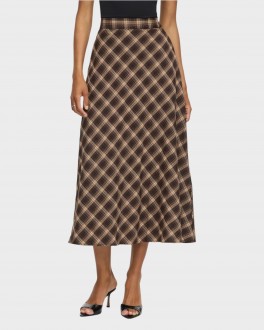 VileneCheckAnkleSkirtCoffeeBean-20