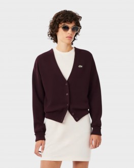 VneckmossstitchcottoncardiganDarkburgundy-20