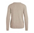 Viril V-Neck L/S Knit - fungi