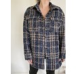 Pike Glam Check Jacket, Dusty Blue