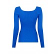 Corine knit blouse - blue