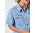 Tiki Denim Shirt - smoke blue