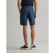 Gant relaxed fit shorts af hør med løbesnor - navy