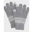 Hygge smartphone gloves, grey