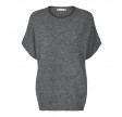 Soul O-Neck Top, Grey