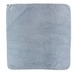Organic hooded towel - blue