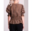 Mia Airy Check Blouse