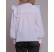Neo Noir Filja stripe blouse - white
