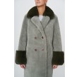 Fiona Wool Coat Long, Green