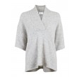 Kally knit blouse - light grey