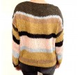 Kala Knit Sweater, Brown Stripes
