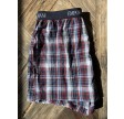 Woven Cotton Boxershorts, blue/red checked 