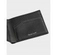 Leather bifold wallet - Black