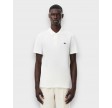 Regular fit cotton polo - White