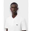 Regular fit cotton polo - White